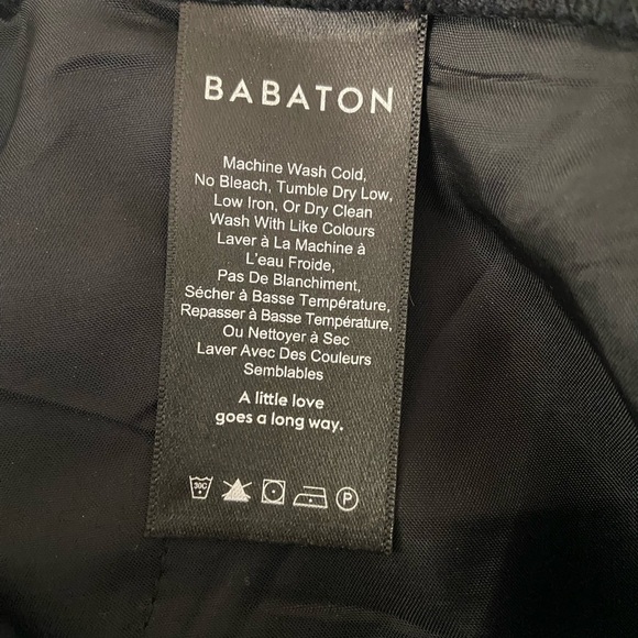 Aritzia Babaton Conan Tartan Plaid Cropped Trousers size 2 - Picture 6 of 7